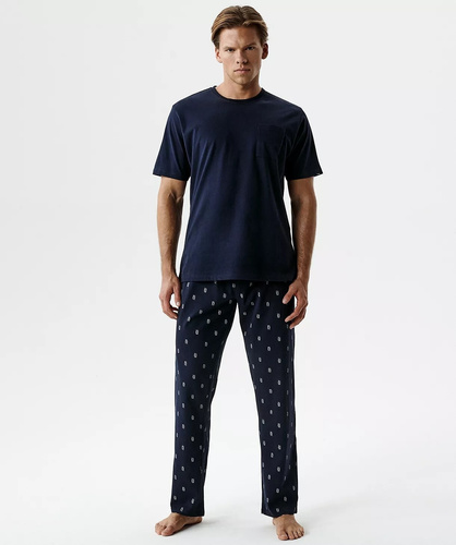 Pigiama uomo Atlantic NMP-403 cotone morbido, manica corta