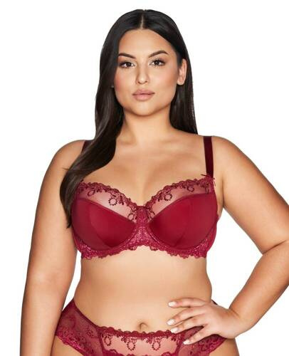 1030 Reggiseno semi-imbottito Maxi Ava rubino