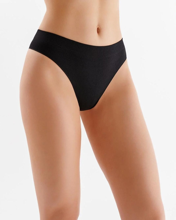 Slip brasiliani senza cuciture S110 Gabriella a coste comodi modellanti
