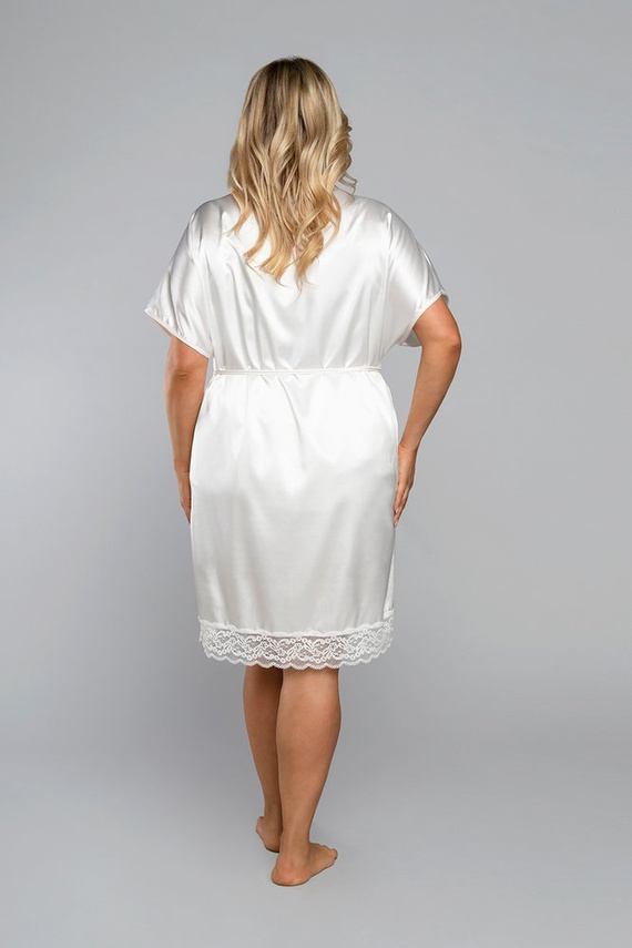 Touch Accappatoio a maniche corte Moda italiana - ecrù