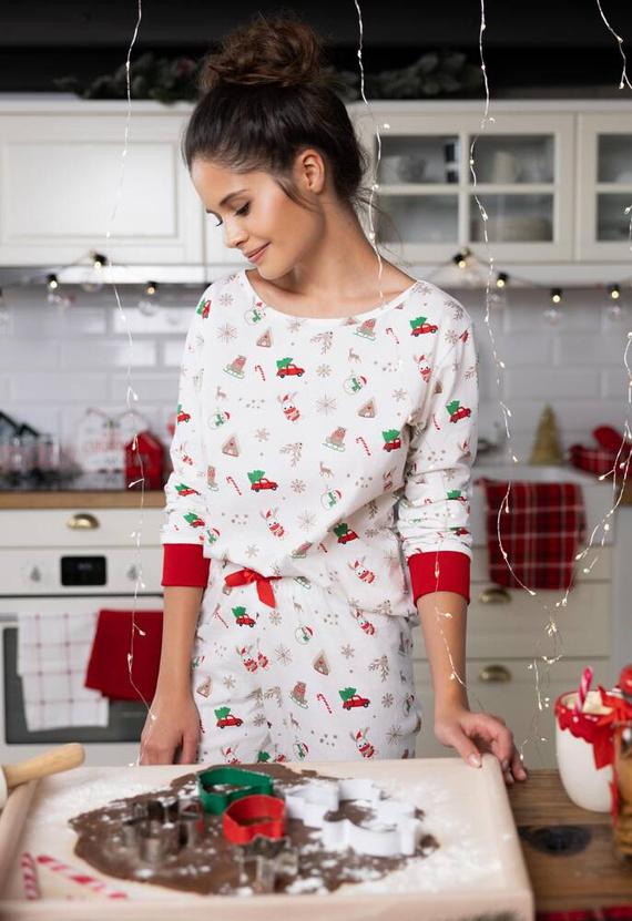 Pigiama donna Samantha Sensis -ecru