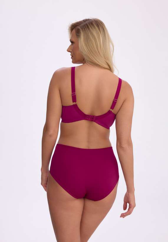 Reggiseno Semi-Soft Mariana BS0 1384 Gaia Chianti Ricamato con Ferretto