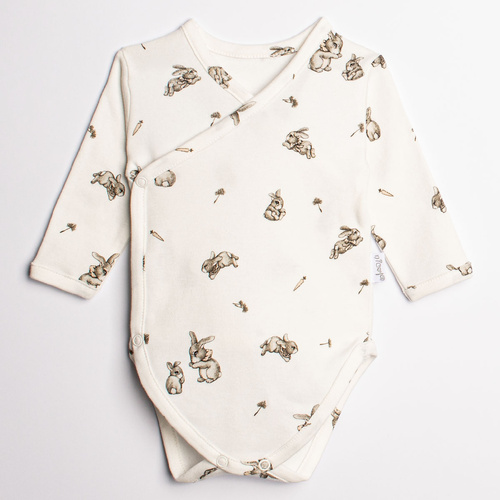 221096 Kiku Nicol body neonato cotone manica lunga Oeko-Tex