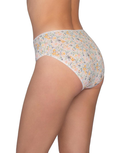 Figi L-120 BI-105 Lama Slip da donna in cotone Bikini 3 pezzi floreali