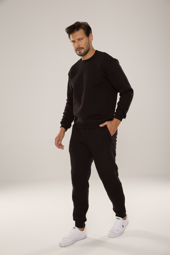 813 Indigo Tuta da uomo di De Lafense - nero