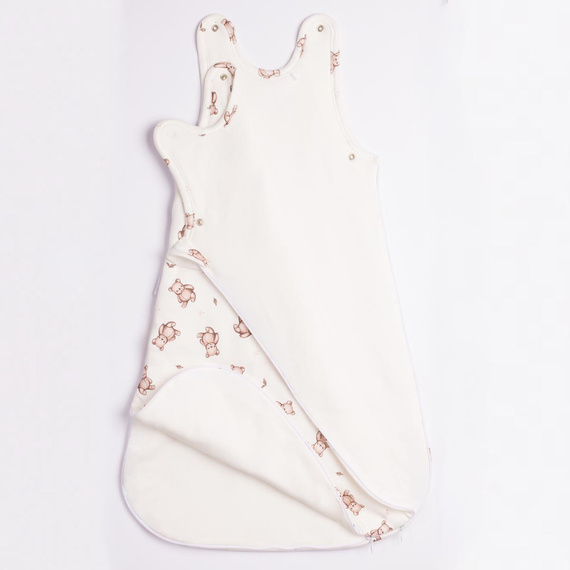 227043 Nicol BENEK Sacco nanna per neonati 1,5 TOG cotone crema con orsetti