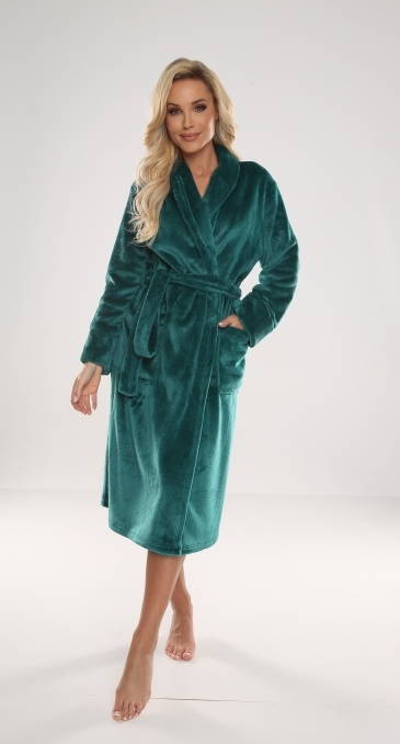 628 Accappatoio da donna Abigail Long Forex - verde
