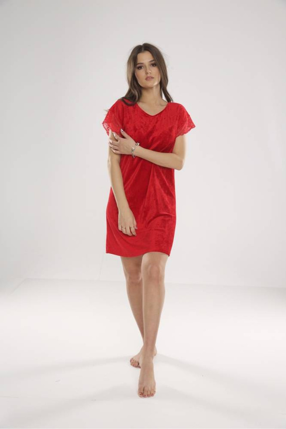 630 Milagros Camicia da notte in Forex - rosso