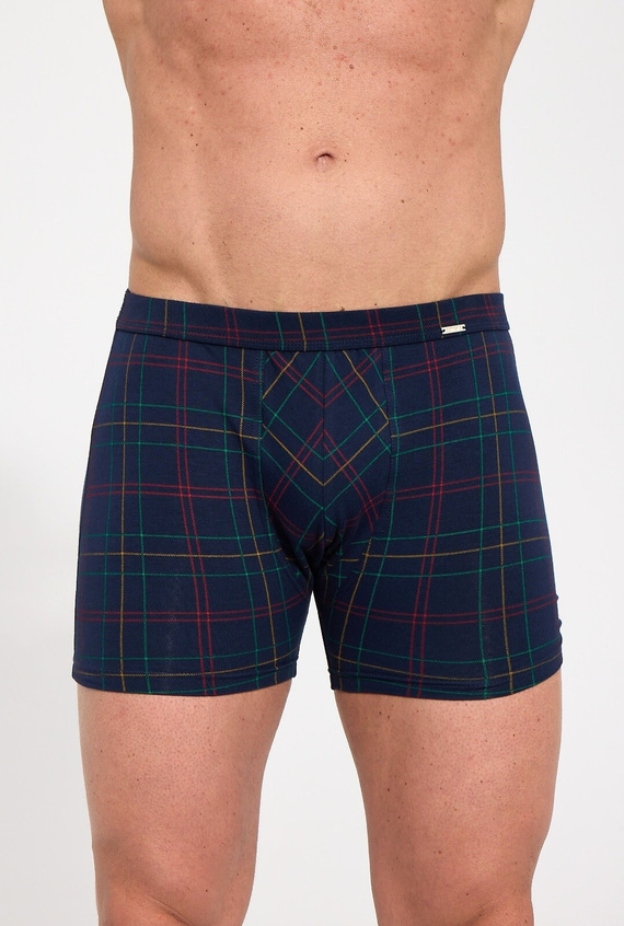 Boxer da uomo Cornette Prime 904/140 blu navy in cotone aderenti