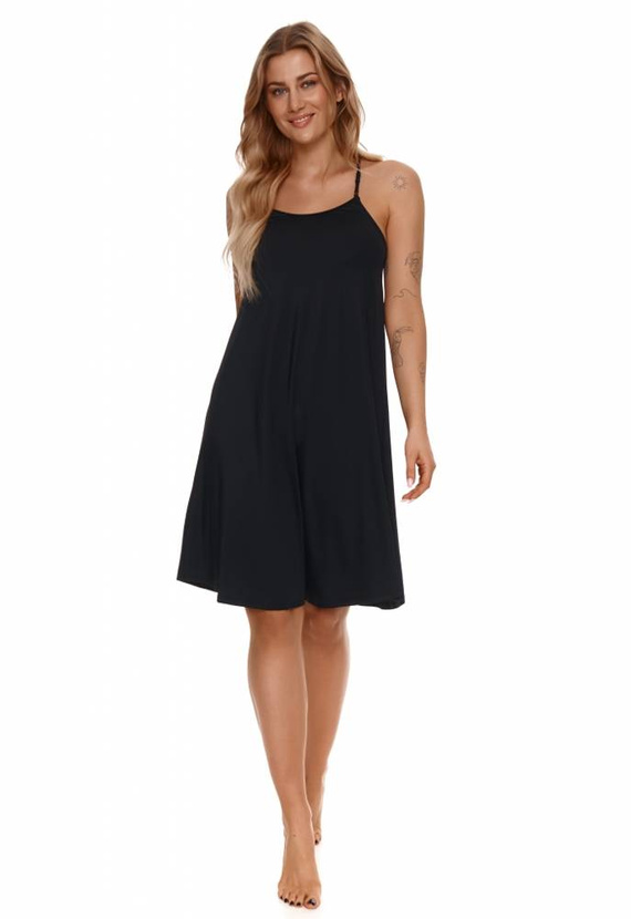 508 Camicia da notte Lupoline - nero