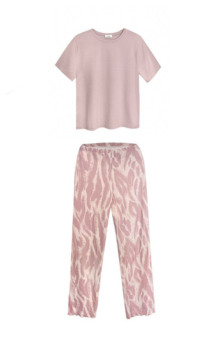 Pigiama donna Noa PW82 Mefemi by Nipplex in viscosa con pantaloni lunghi