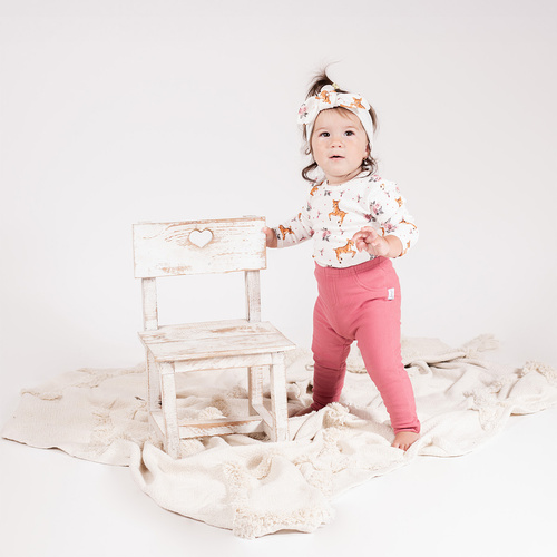 216281 Lala Nicol tuta leggings rosa per bambina 86-146