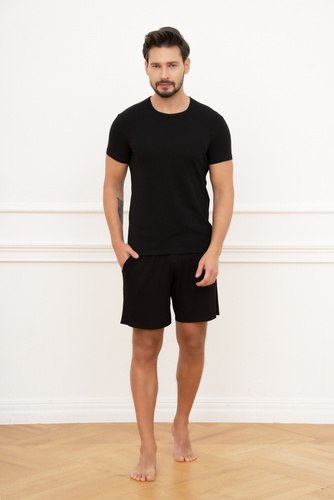 T-shirt a maniche corte Ikar Moda Italiana Uomo - nero