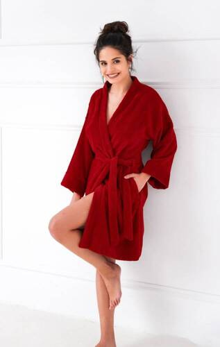 Vestaglia arrotolabile da donna Sensis - rosso