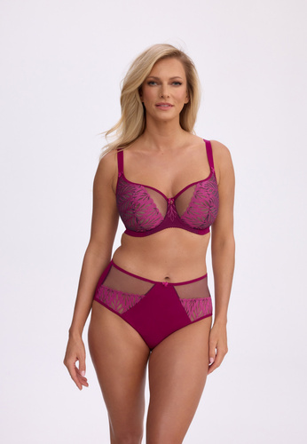 BS0 1366 Catherine Gaia Reggiseno Soft Balconette in Pizzo Blu Navy