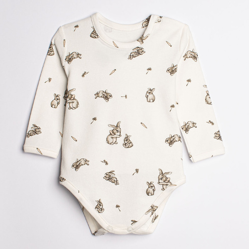221097 Kiku Nicol body neonato cotone manica lunga Oeko-Tex