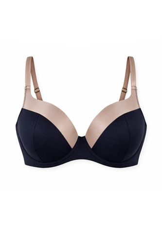Mediolano Dorato 20001 reggiseno bikini Full Cup blu elegante