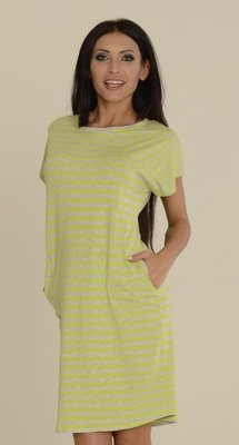 539 Camicia da notte Jovite kr. manica - lime+melange