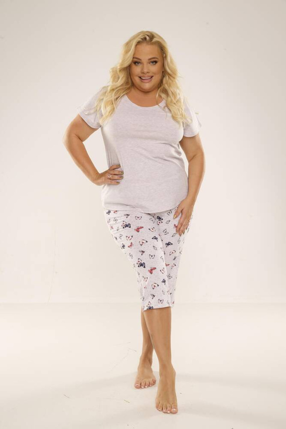 483 Pigiama donna Mariposa Forex - beige melange