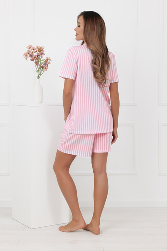 Pigiama donna Genna Italian Fashion 100% cotone manica corta shorts