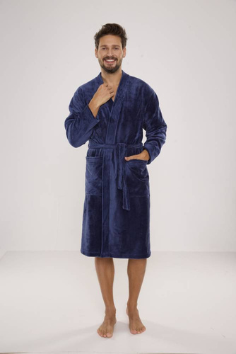 391 Hugo accappatoio da uomo De lafense - denim