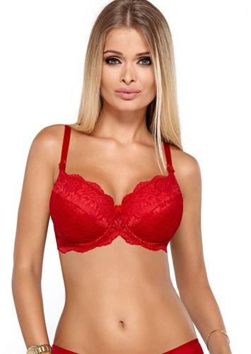 Reggiseno push-up Katia PariPari - rosso
