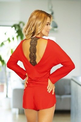 Chalandri Set pigiama donna Kalimo - rosso