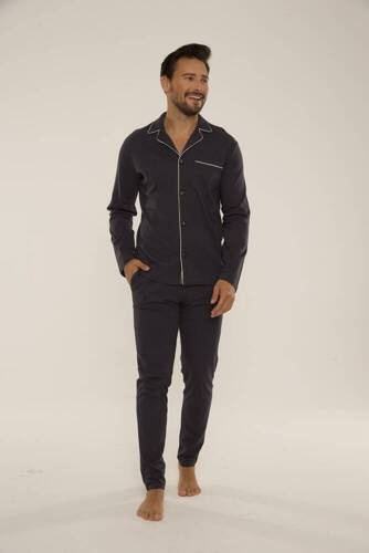 729 Norberto Pigiama da uomo De Lafense - grafite