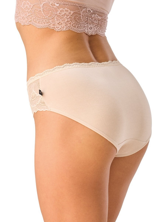 Slip donna Key LPC 156 bambù vita alta pizzo set 2 pezzi comodi