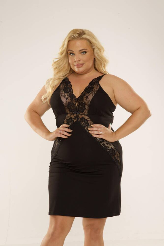 879 Camicia da notte Agnes Forex - nero