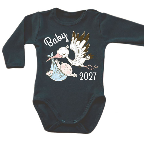 Body neonato moocha BABY 2027 nero manica lunga