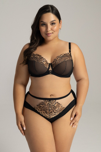 2143 Maxi reggiseno semi imbottito Ava - nero