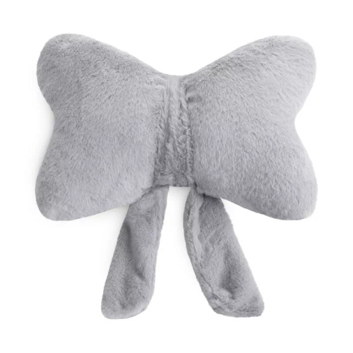 Eurofirany Wiosna 135 – cuscino decorativo 37x10x30 con fiocco silver