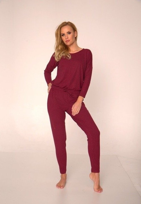 305 Tuta pigiama da donna Paula - marrone