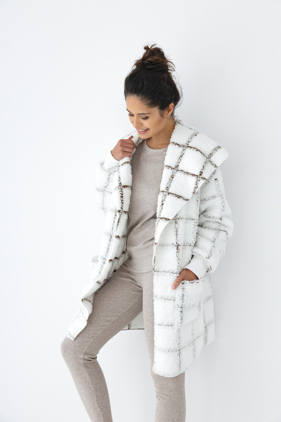 Sensis Delphine - Cardigan a righe bianche