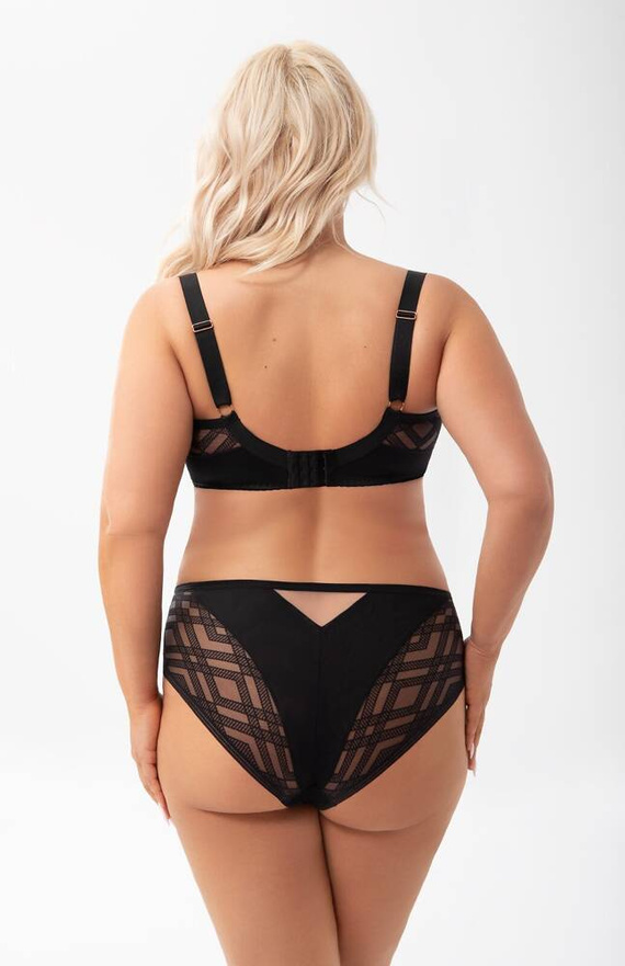 Gorsenia K 897 Estelle Reggiseno nero morbido