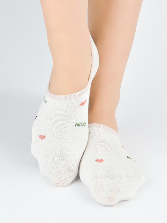 Calzini ballerina donna ST096 Noviti cotone invisibili silicone comfort