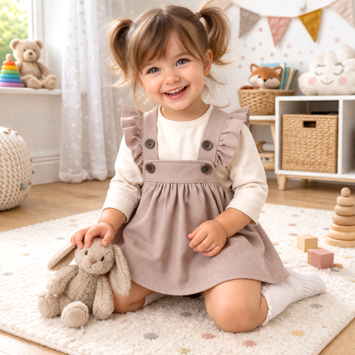 ABN-5593 Abito da circo per bambini di Nini - 100% cotone biologico, morbido ed ecologico