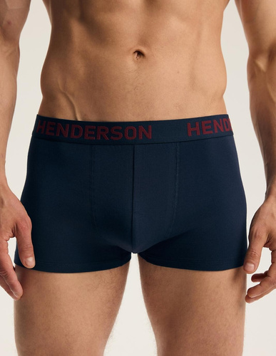 Bokserki męskie Henderson 46101 Fawn 2-pak bawełniane z szeroką gumą z logo