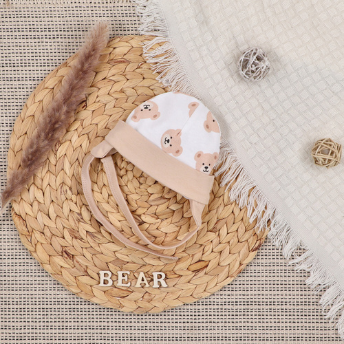 ABK-0048 Set bebè Sweet Bears in cotone biologico Nini