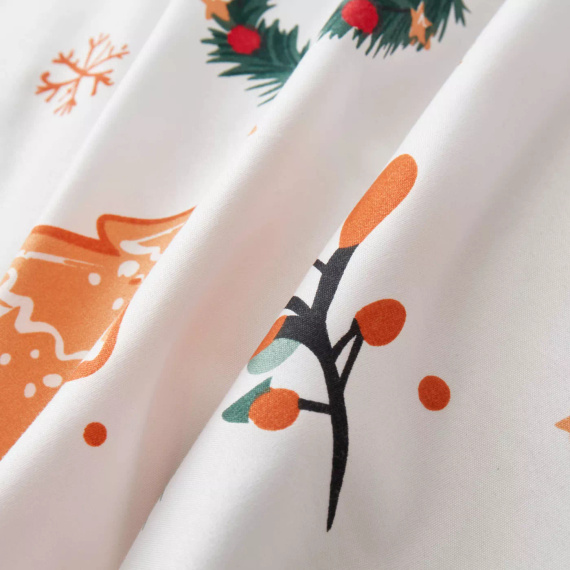 Biancheria da letto in microsatinato bianco I25 Spod Igły i Nitki - morbida, liscia e resistente