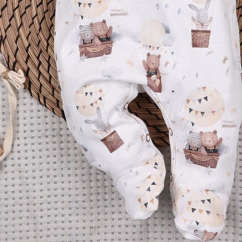 Nini Tutina Neonato 100% Cotone Biologico – Made in Polonia