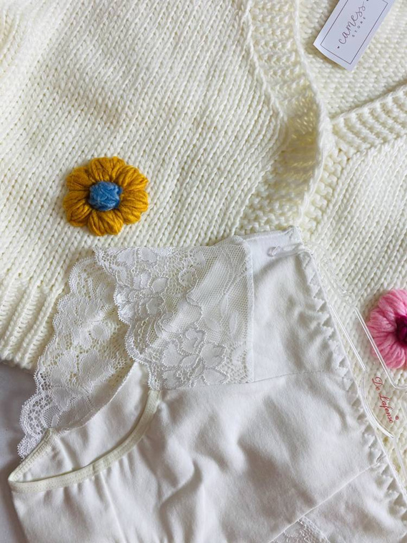 530 Iness Slip alto De lafense - bianco