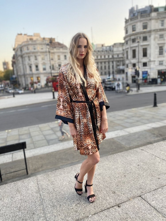 417 Valentina vestaglia da donna Forex - beige