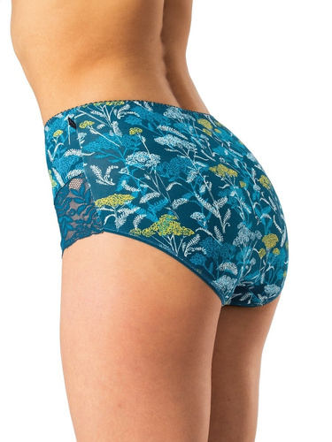 Mutandine da donna Key LPF 577 blu - cotone, confortevoli, confezione da 2 pezzi