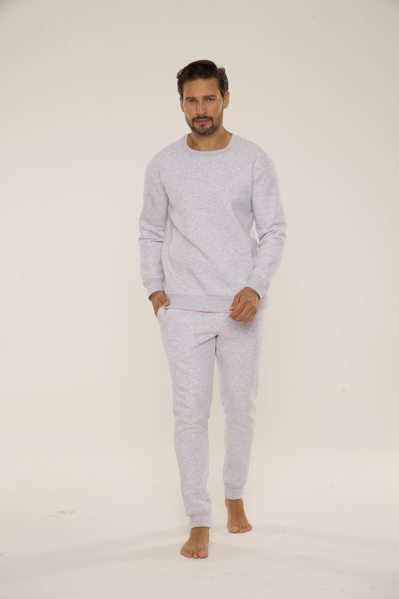 813 Indigo Tuta da uomo De Lafense - melange chiaro