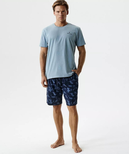 Pigiama uomo Atlantic NMP-399 100% cotone – leggero estivo comodo
