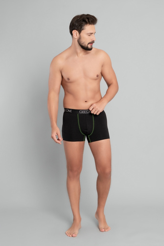 Boxer uomo Fluo Italian Fashion - nero/verde fluo