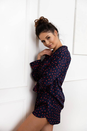 Pigiama da donna Maisie Sensis - blu navy