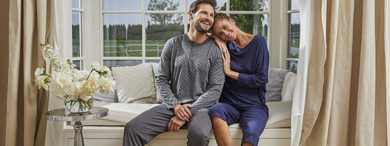 Pigiama da donna Song Maniche a 3/4, pantaloni a 3/4 Moda italiana - blu navy